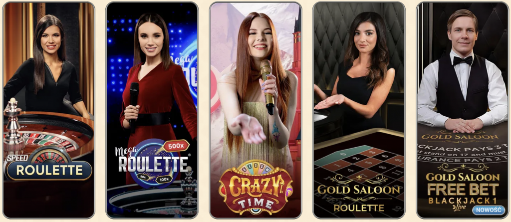 Gry na żywo Vegasino