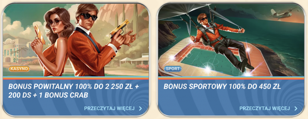 Bonus powitalny Vegasino